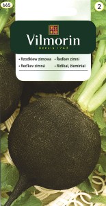 Rzodkiew zimowa Runder Schwarzer Winter 5g nasiona 