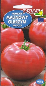 Pomidor Malinowy Olbrzym 0,5g  gruntowy, wysoki 