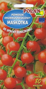Pomidor drobnoowocowy Maskotka 80 nasion (również do uprawy doniczkowej)