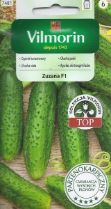 Ogórek Zuzana F1 3g  partenokarpiczny ,odporny na choroby ! HIT nasiona