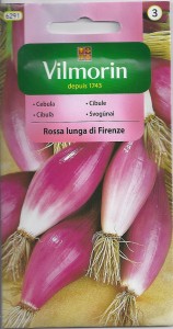 Cebula czerwona Rossa lunga di Firenze 2g nasiona