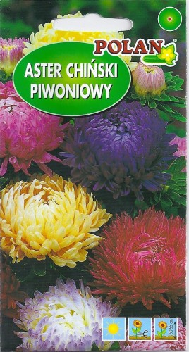 aster piwoniowy mix kolorów 1g nasion Polan agromarket24.pl