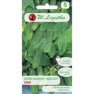Ogórek  krzaczasty  Dar 5g (nasiona) do gruntu i do pojemników