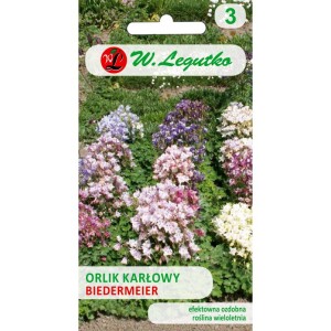 Orlik karłowy Biedermeier mix 0,3g  (Aquilegia x hybrida) nasopna
