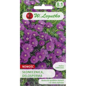 Słonecznica różowa ,Delosperma 0,02g (Delpsperma ecklonis) nasiona