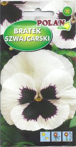 Bratek wielkokwiatowy szwajcarski  0,4g ( Viola wittrrockiana) nasiona  