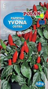 Papryka ostra Yvona 0,3g (nasiona)