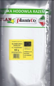Słonecznik jadalny 500g (nasiona)