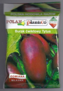 Burak ćwikłowy Tytus 50g nasiona HIT