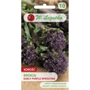 Brokuł gałązkowy Early Purple Sprouting 1g mrozoodporny !