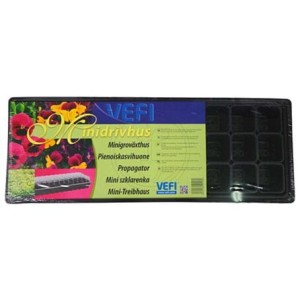 VEFI miniszklarenka 60x22 z 30 doniczkami 