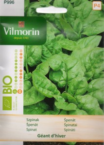 Szpinak Geant d'Hiver 10g BIO nasiona 