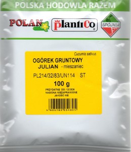 Ogórek  Julian F1 kwaszeniak  100g nasiona  