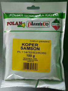 Koper Samson 100g odrastający po przycięciu