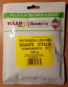 Pietruszka liściowa Gigante D'Italia 100g
