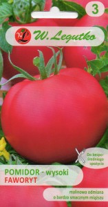 Pomidor wysoki malinowy Faworyt 0,75g
