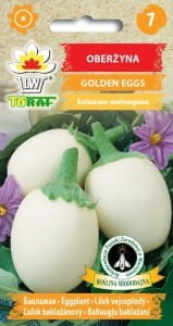 Oberżyna ozdobna i jadalna Golden Eggs 0,1g (Solanum melongena)
