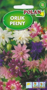 Orlik pełny mix 1g (Aquilegia hybryda flora pleno) 