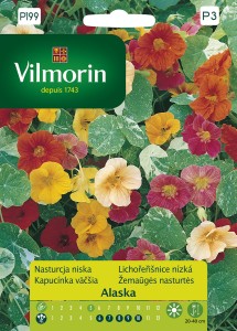 Nasturcja niska/karłowa Alaska 2g mieszanka nasiona