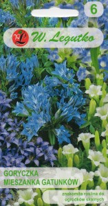 Goryczka mieszanka gatunków 0,02g (Gentiana sp.) nasiona