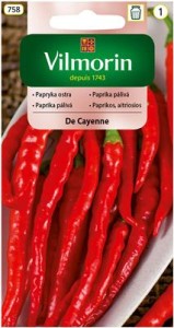 Papryka ostra De Cayenne 0,5g ( typ chili ) nasiona