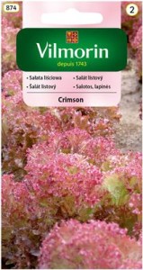 Sałata liściowa Crimson 1g nasiona HIT