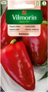 Papryka słodka Rubinova 0,5g  nasion