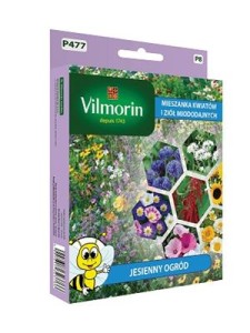 Mieszanka kwiatów i ziół miododajnych "Jesienny Ogród" 100g nasion (łąka kwietna) 