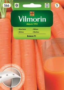 Marchew Bolero F1 nasiona na taśmie 7m