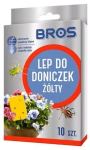 Lep do doniczek żółty 10szt ( na ziemiórki)