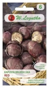 Kapusta brukselska Red 0,3g nasiona 