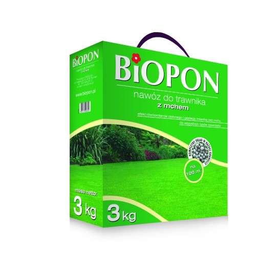 Biopon nawóz trawnik z mchem 3kg