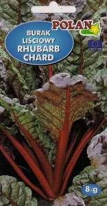 Burak liściowy Rhubarb Chard 8g  nasiona 