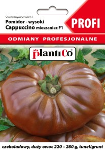 Pomidor  Cappuccino F1  8 nasion PROFI ( do gruntu i pod osłony) 
