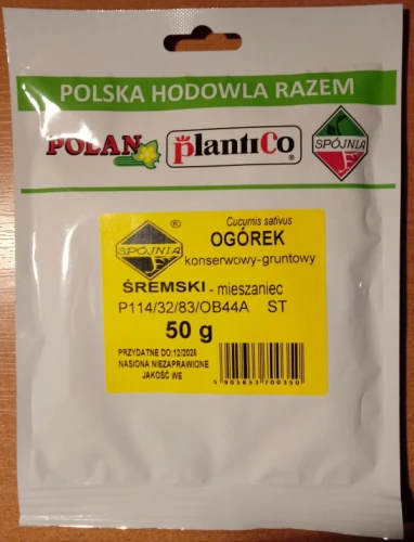 ogórek gruntowy śremski 50g nasion