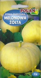 Dynia Melonowa żółta 5g nasiona  