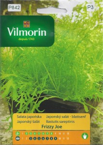 Sałata japońska Blattsenf  Frizzy Joe /gorczyca sarepska  0.5g nasiona  HIT