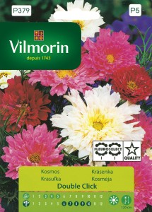 Onętek,Kosmos pełny Double Click 0,5g mix (Cosmos bipinnatus) nasiona