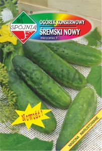 Ogórek Śremski Nowy  F1 5g nasiona ZŁOTY MEDAL MTP GARDENIA odporny na parcha dyniowatych
