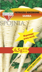 Pietruszka korzeniowa Samba 6,5g nasiona inkrustowane HIT