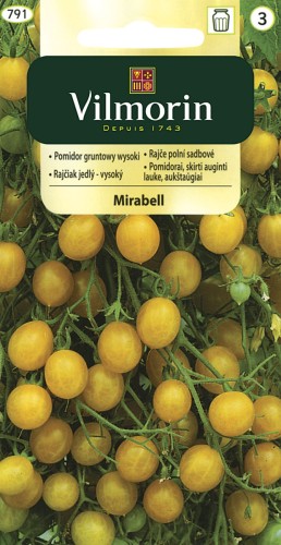 pomidor  koktailowy, żółty Miralell 0,5g nasion