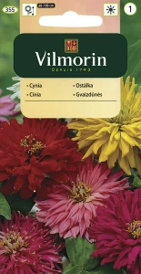 Cynia wytworna kaktusowa (Zinnia cactaflora) 1g nasion