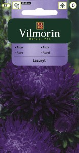 Aster chiński peoniowy Lazuryt 0,5g nasiona (Callistephus chinensis)         