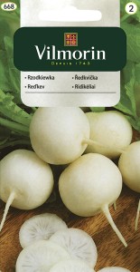Rzodkiewka biała ,łagodna Tondo Bianco 5g nasiona