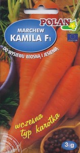 Marchew Kamila F1 3g karotka  (nasiona)